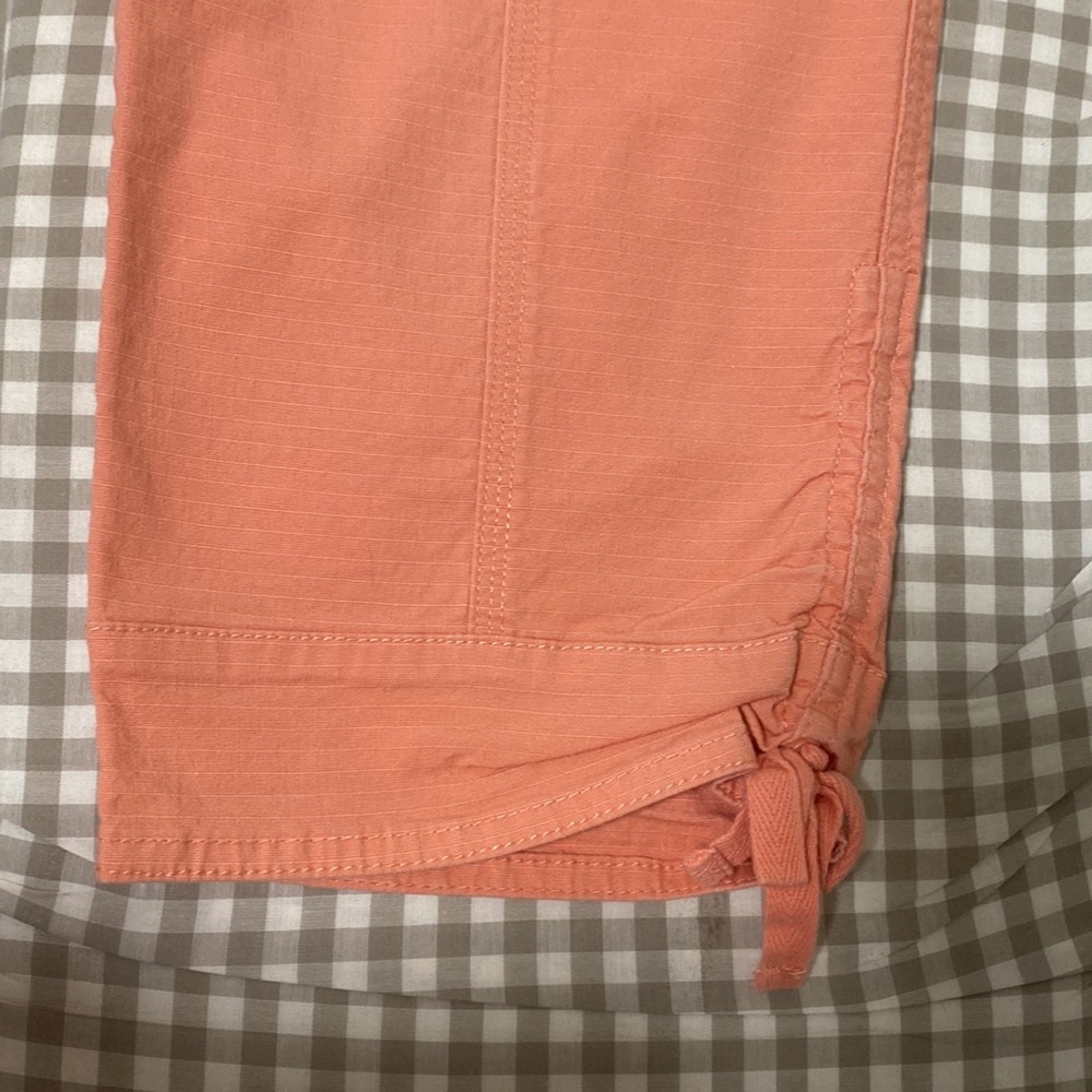 Ruby Rd orange crop pants size 6 - Picture 5 of 10